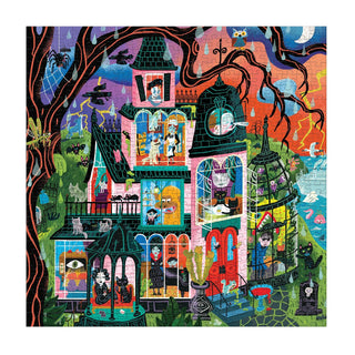 Monster Mansion 500 brikker halloweenpuslespil fra Galison