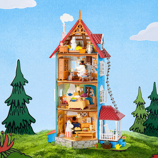 Moomin House Book Nook 441 Pieces 3D Puzzle
