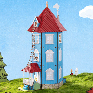 Moomin House Book Nook 441 Pieces 3D Puzzle
