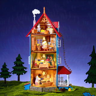Moomin House Book Nook 441 Pieces 3D Puzzle