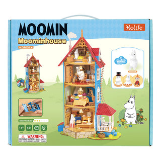 Moomin House Book Nook 441 Pieces 3D Puzzle