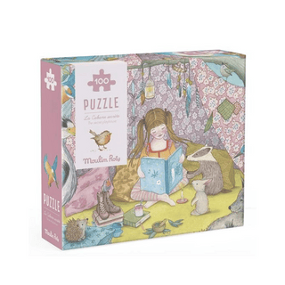 Geheime Höhle – 100 XXL-Teile-Puzzle für Kinder ab 5 Jahren – Moulin Roty