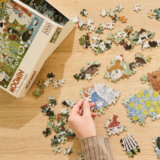 Moomin Blumen-Garten 1000 Teile Puzzle