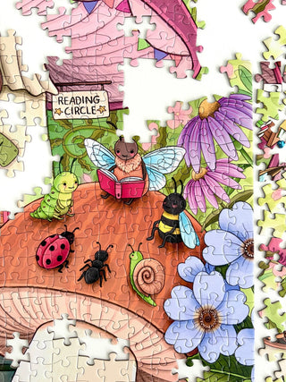 Mushroom Library luksuspuslespil 1000 brikker fra Reverie