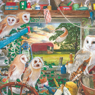 Night Owls puslespil 500 XL brikker fra House of Puzzles.