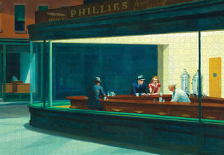Nighthawks 1000-Teile-Puzzle von Pomegranate