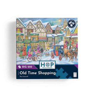 Old Time Shopping 250 XL brikker puslespil fra House of Puzzles
