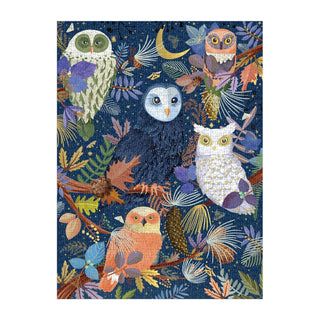 Owls at Dawn 1000 brikker puslespil fra Galison.