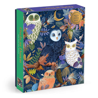 Owls at Dawn 1000 brikker puslespil fra Galison.