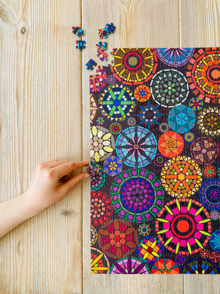 Mosaic Studio 1000 brikker puslespil fra Penny Puzzle