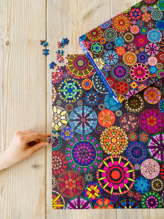 Mosaic Studio 1000 brikker puslespil fra Penny Puzzle