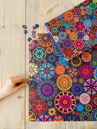 Mosaic Studio 1000 brikker puslespil fra Penny Puzzle