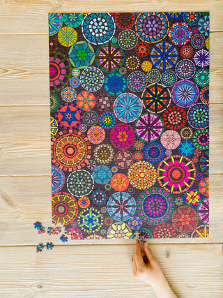 Mosaic Studio 1000 brikker puslespil fra Penny Puzzle