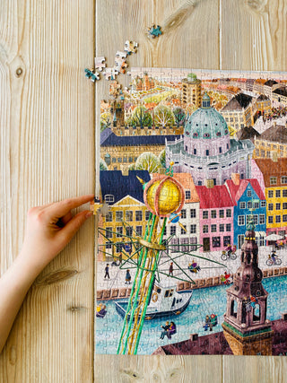 København puslespil Home of a King 1000 brikker fra Penny Puzzle