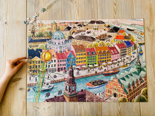 København puslespil Home of a King 1000 brikker fra Penny Puzzle