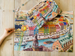 København puslespil Home of a King 1000 brikker fra Penny Puzzle