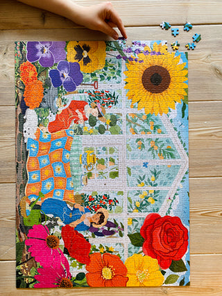 Garden of Friendship 1000 pieces from Penny Puzzle 