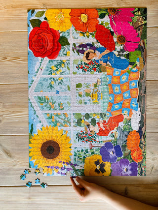 Garden of Friendship 1000 pieces from Penny Puzzle 