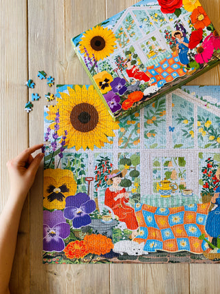 Garden of Friendship 1000 pieces from Penny Puzzle 