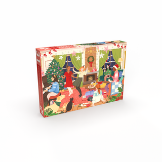 Friendship Christmas 1000 brikker julepuslespil fra Penny Puzzle