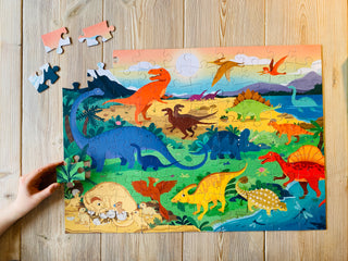 Dino World 100 XL Teile Kinderpuzzle +5 Jahre von Penny Puzzle 