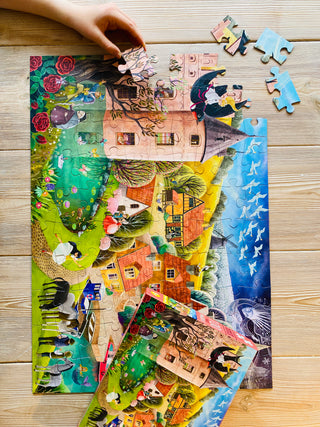 Home of Fairytales 100 XL Teile Kinderpuzzle +5 Jahre von Penny Puzzle 