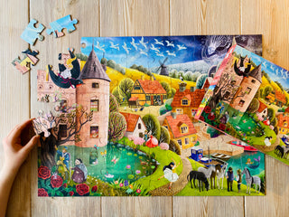 Home of Fairytales 100 XL Teile Kinderpuzzle +5 Jahre von Penny Puzzle 