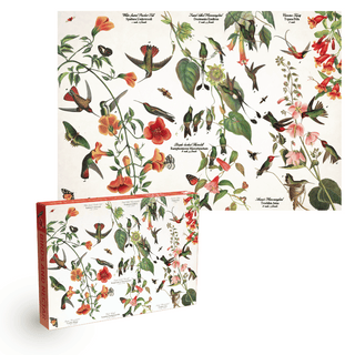 Birds and Nectar 1000 brikker vintage puslespil Penny Puzzle