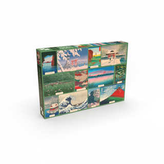 Japanese Prints 1000 brikker vintage puslespil fra Penny Puzzle