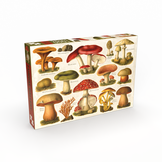Fungal Gallery 1000 brikker vintage puslespil fra Penny Puzzle.