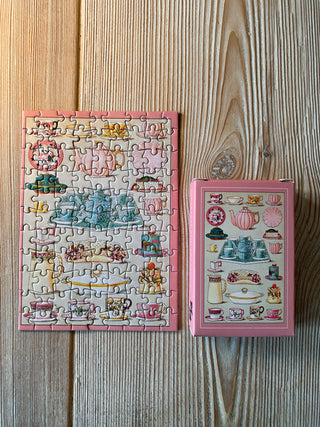 Breakfast and Tea China mini puzzle with 99 pieces from Penny Puzzle