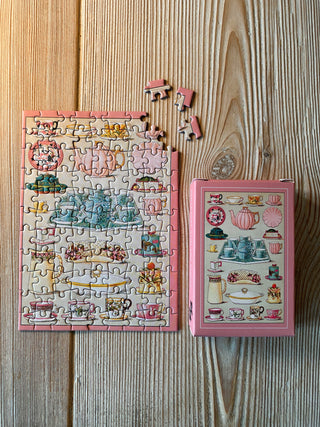 Breakfast and Tea China mini puzzle with 99 pieces from Penny Puzzle