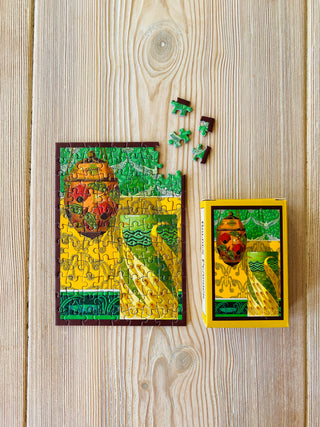 GOLDEN PEACOCK minipuslespil 99 brikker fra Penny Puzzle