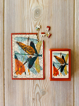 DRAGON FLIES minipuslespil 99 brikker fra Penny Puzzle