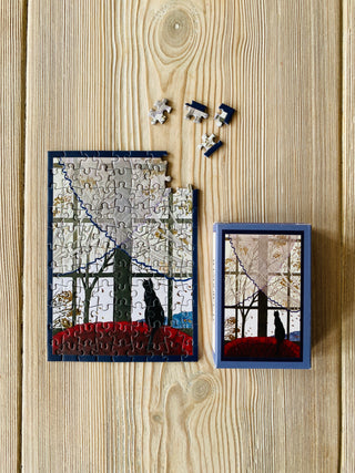 WINDOW CAT minipuslespil 99 brikker fra Penny Puzzle