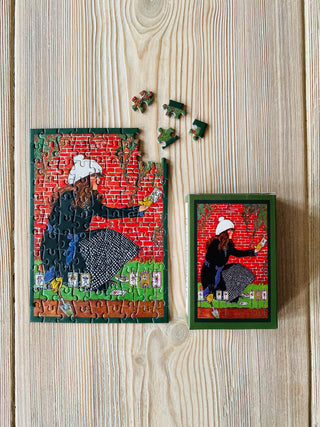 PLANTING SEEDS mini jigsaw puzzle 99 pieces from Penny Puzzle