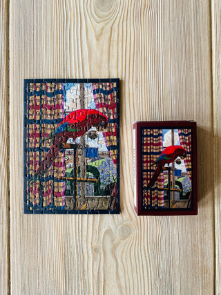 RED PARROT minipuslespil 99 brikker fra Penny Puzzle