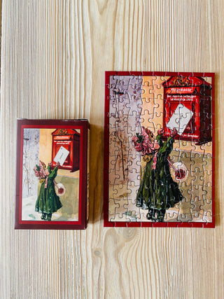 A CHRISTMAS LETTER minipuslespil 99 brikker fra Penny Puzzle.
