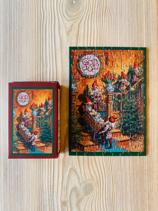 CHRISTMAS PRESENTS minipuslespil 99 brikker fra Penny Puzzle.