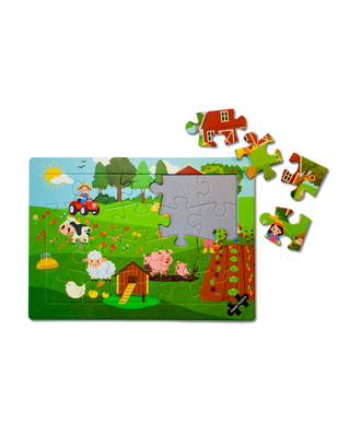 On The Farm - 20 XL Pieces Children's Puzzle +3 years from Penny Puzzle