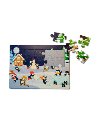 Fun in the Snow - 20 XL pieces children's puzzle +3 years from Penny Puzzle