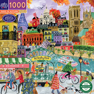 Paris in Autumn 1000 brikker puslespil fra eeBoo