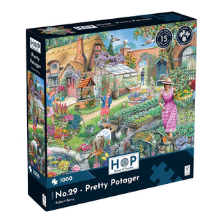 Pretty Potager 1000 brikker puslespil fra House of Puzzles