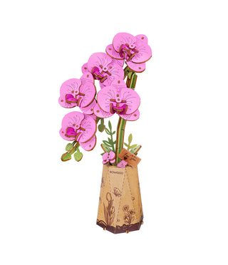 Lila Mottenorchidee 132 Teile 3D-Puzzle von Robotime