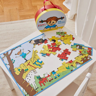 Pippi Longstocking jigsaw puzzle for children +3 years with 40 XL pieces