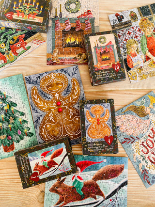 Puzzle calendar with 24 MiniChristmasPuzzles from Penny Puzzle