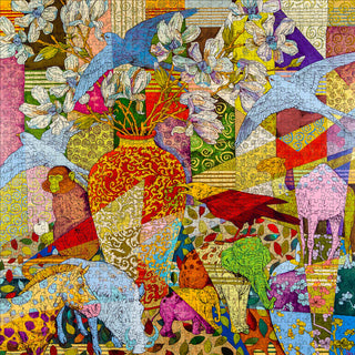 Quilt 1000 brikker puslespil fra Pomegranate