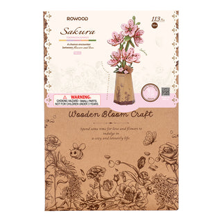 Japanische Kirsche Sakura, 132-teiliges 3D-Puzzle