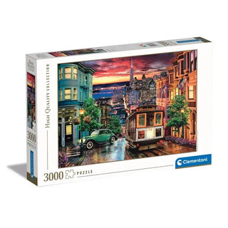 Clementoni 3000 brikker puslespil - San Francisco.