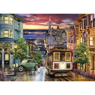 Clementoni 3000 brikker puslespil - San Francisco.